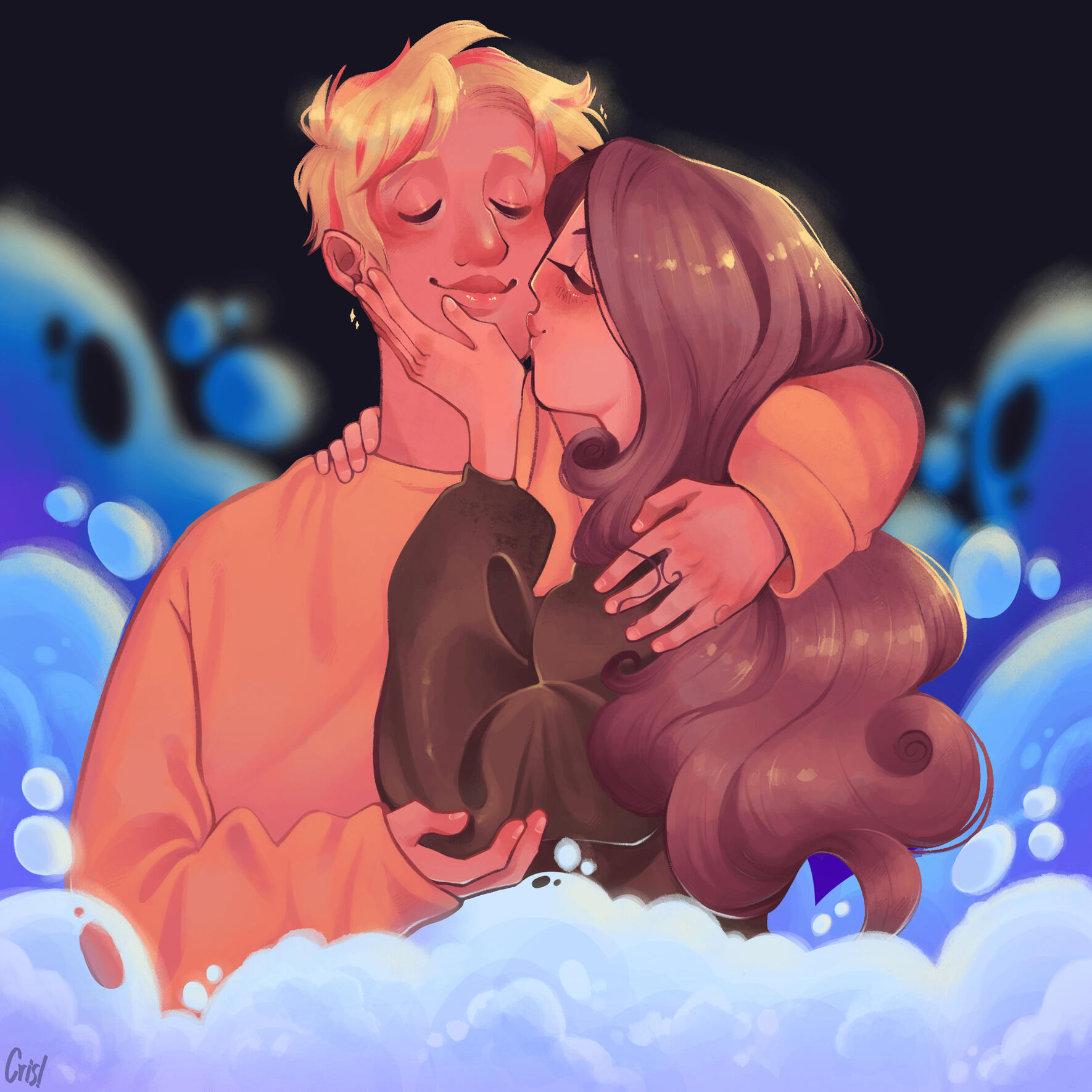Kiss in the clouds